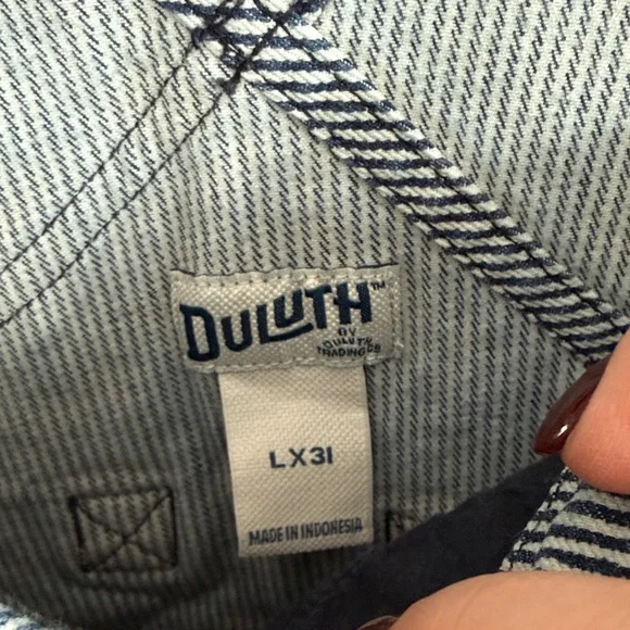 Duluth Trading Co Blue Women's Jeans Overalls - Picture 2 of 3